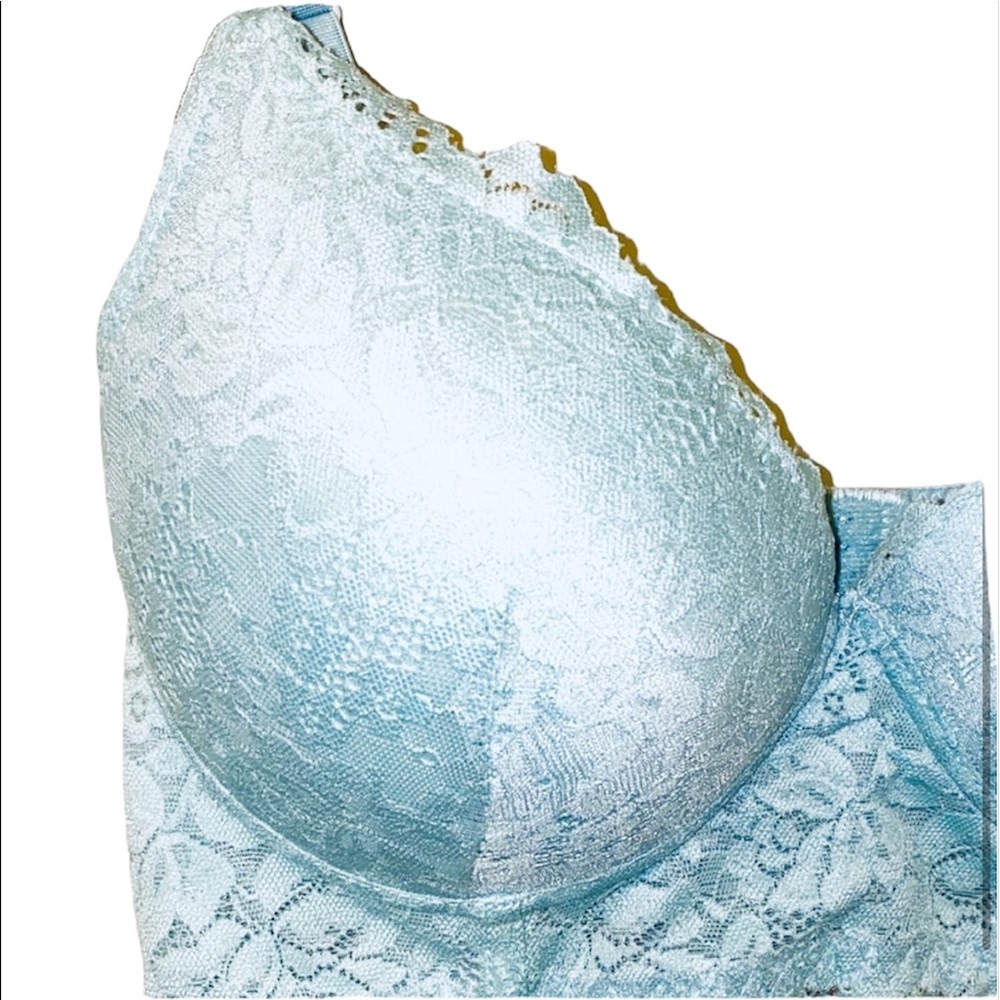 NWT Honeydew Intimates: 34C Pretty Green Lace Bustier - Picture 3 of 3